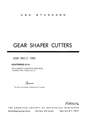 ASME B94.21-1968 (R2014)