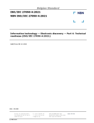 NBN ISO/IEC 27050-4:2021