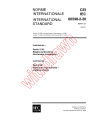 IEC 60598-2-20:1996+AMD1:1998 Consolidated