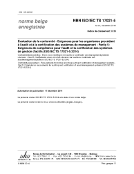 NBN ISO/IEC TS 17021-5:2014
