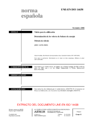 UNE-EN ISO 14438:2002