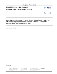 NBN ISO/IEC 29341-26-15:2021