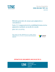 UNE-EN ISO 787-21:2018