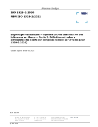 NBN ISO 1328-2:2021