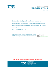 UNE-EN ISO 10993-18:2021