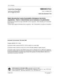 NBN EN 374-2:2003