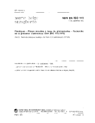 NBN EN ISO 172:1998