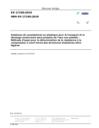 NBN EN 17150:2019