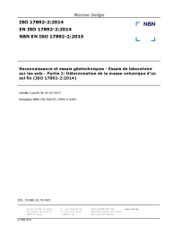 NBN EN ISO 17892-2:2015