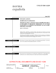 UNE-EN ISO 11239:2013