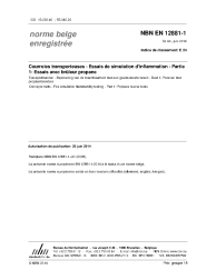 NBN EN 12881-1:2014