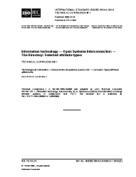 ISO/IEC 9594-6:2005/COR1:2008