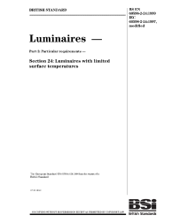 BS EN 60598-2-24:1999