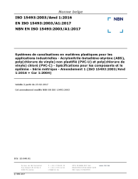 NBN EN ISO 15493:2003/A1:2017