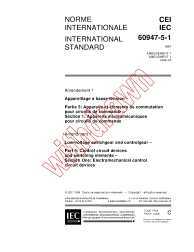 IEC 60947-5-1:1997/AMD1:1999