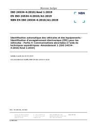 NBN EN ISO 24534-4:2010/A1:2019