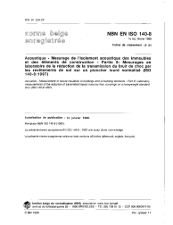 NBN EN ISO 140-8:1998