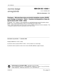 NBN EN ISO 10366-1:2002