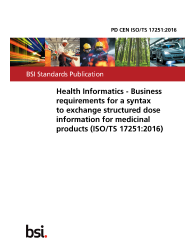 PD CEN ISO/TS 17251:2016