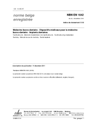 NBN EN 1642:2011