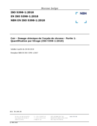 NBN EN ISO 5398-1:2018