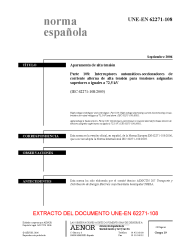 UNE-EN 62271-108:2006