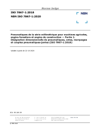 NBN ISO 7867-1:2020