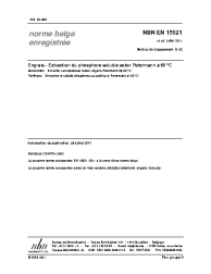 NBN EN 15921:2011