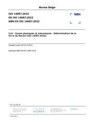 NBN EN ISO 14087:2022