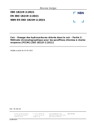 NBN EN ISO 18219-2:2021
