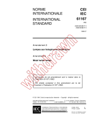 IEC 61167:1992/AMD3:1998