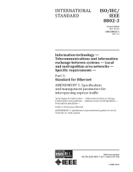 IEEE/ISO 8802-3:2017/Amd 5:2017