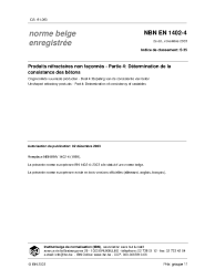 NBN EN 1402-4:2003