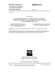 CEN/TR 15175:2006
