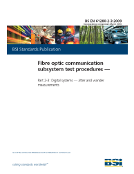 BS EN 61280-2-3:2009