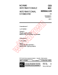 IEC 60598-2-20:1996/AMD1:1998