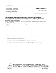 NBN EN 15255:2007