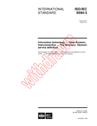 ISO/IEC 9594-3:1998