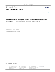 NBN EN 10217-7:2014