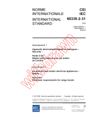 IEC 60335-2-31:2002/AMD1:2006