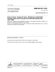 NBN T 61-014:1989