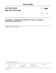 NBN ISO 15665:2024