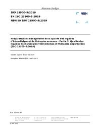 NBN EN ISO 23500-5:2019