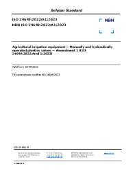 NBN ISO 24649:2022/A1:2023