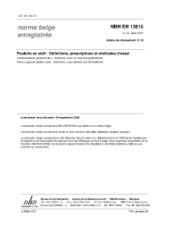 NBN EN 13815:2007