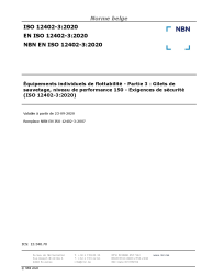 NBN EN ISO 12402-3:2020