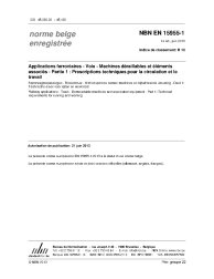 NBN EN 15955-1:2013