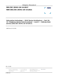 NBN ISO/IEC 29341-26-14:2021