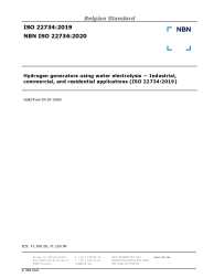 NBN ISO 22734:2020