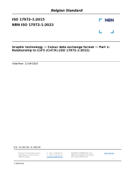 NBN ISO 17972-1:2023